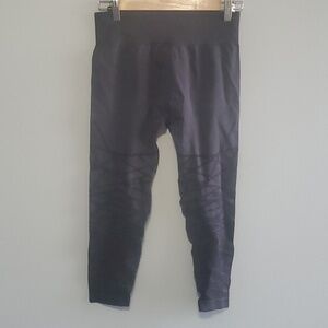 Fabletics Demi Lovato Pants Womens Size Medium Dark Grey Black Leggings